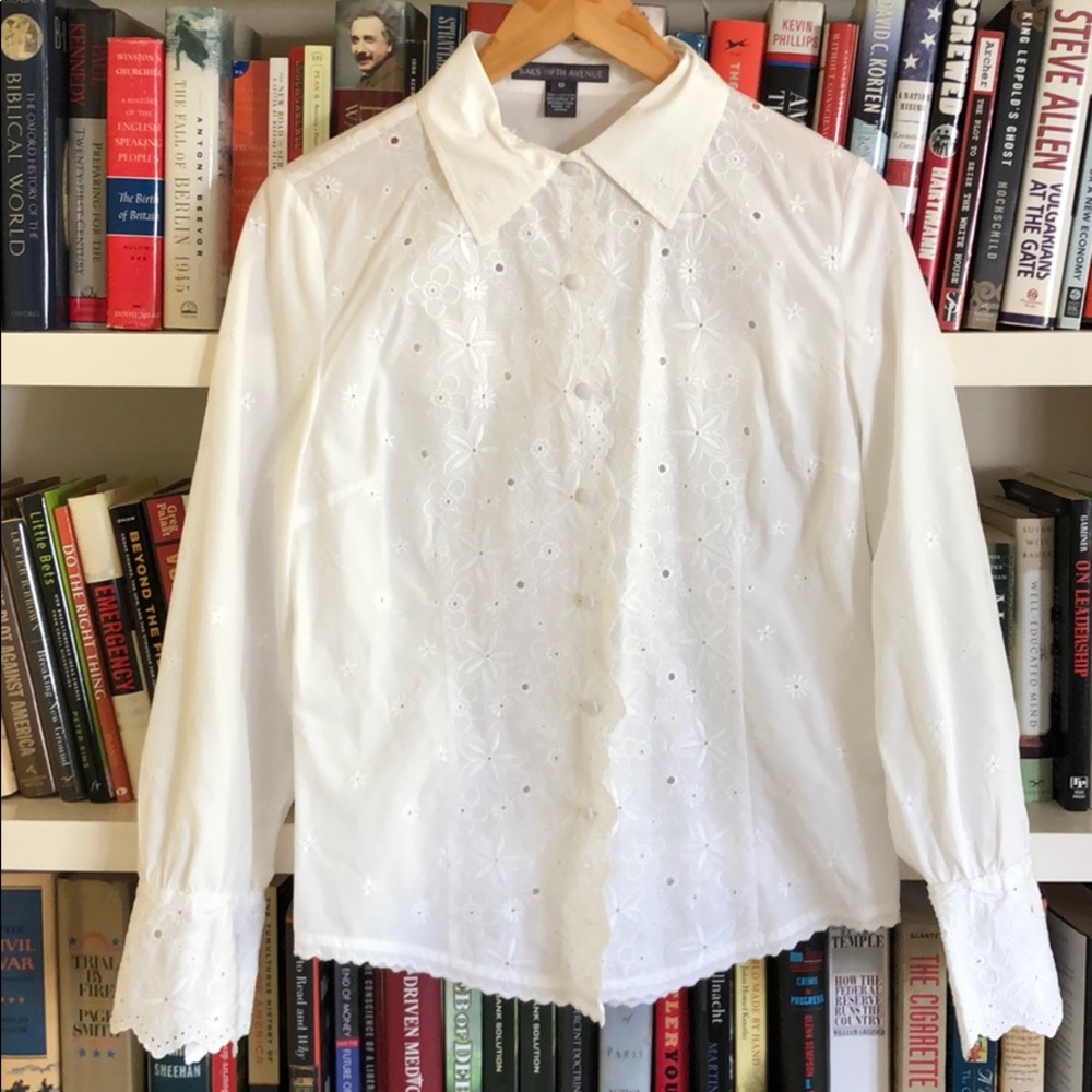 Embroidered White Blouse
